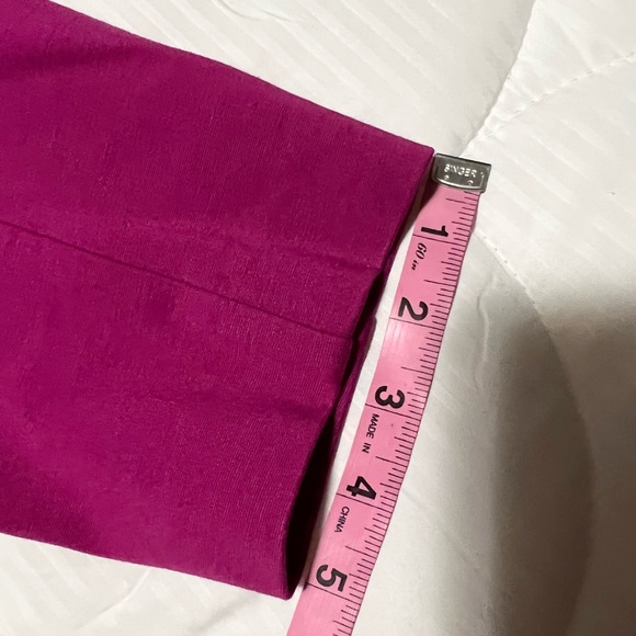 Lane Bryant Casual Career Jacket with zippers size 16 Fushia - Picture 14 of 14
